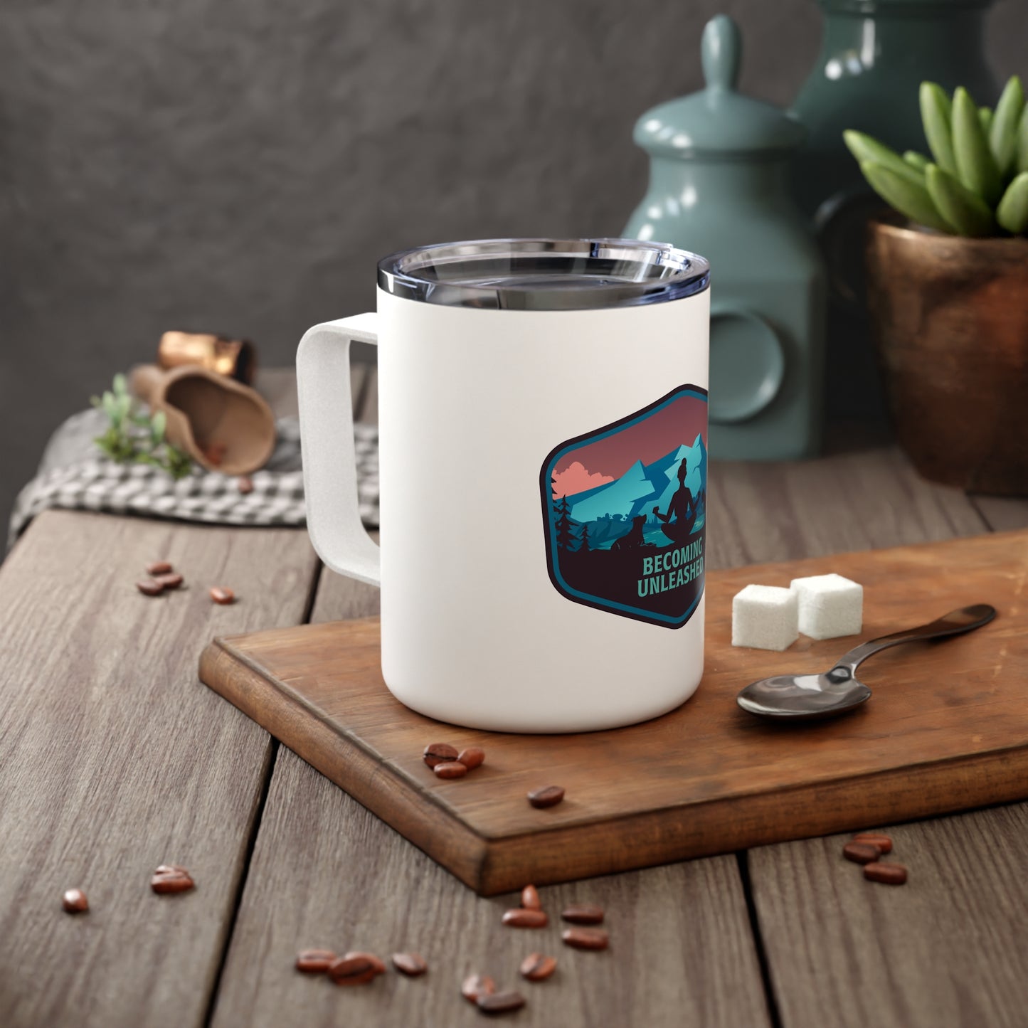 Insulated Coffee Mug, 10oz