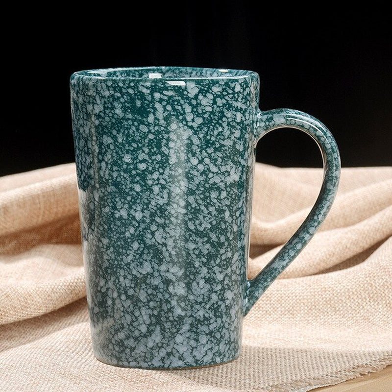 Large Ceramic Mug Porcelain Coffee Mugs Tea Cup Coffeeware Teaware Kiln Changed Coffee Cup Office Drinking Cup Home Couple Cups