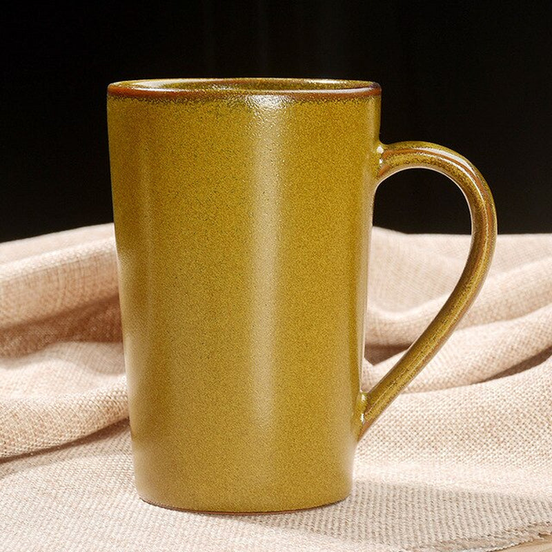 Large Ceramic Mug Porcelain Coffee Mugs Tea Cup Coffeeware Teaware Kiln Changed Coffee Cup Office Drinking Cup Home Couple Cups
