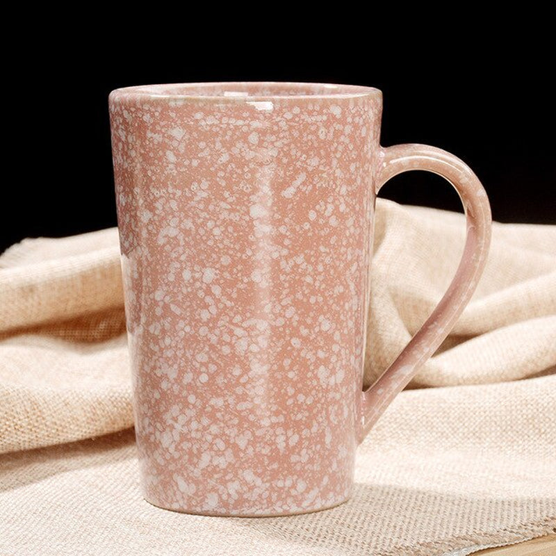 Large Ceramic Mug Porcelain Coffee Mugs Tea Cup Coffeeware Teaware Kiln Changed Coffee Cup Office Drinking Cup Home Couple Cups