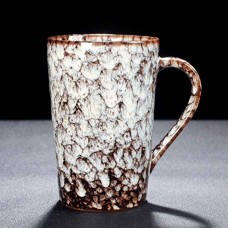 Large Ceramic Mug Porcelain Coffee Mugs Tea Cup Coffeeware Teaware Kiln Changed Coffee Cup Office Drinking Cup Home Couple Cups